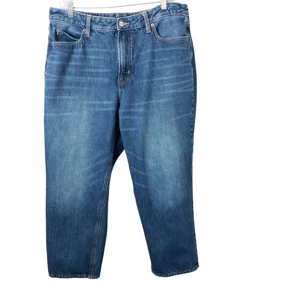 Old Navy Women's High-Rise Cropped Dad Jeans in Petunia Size 14 - Picture 1 of 8